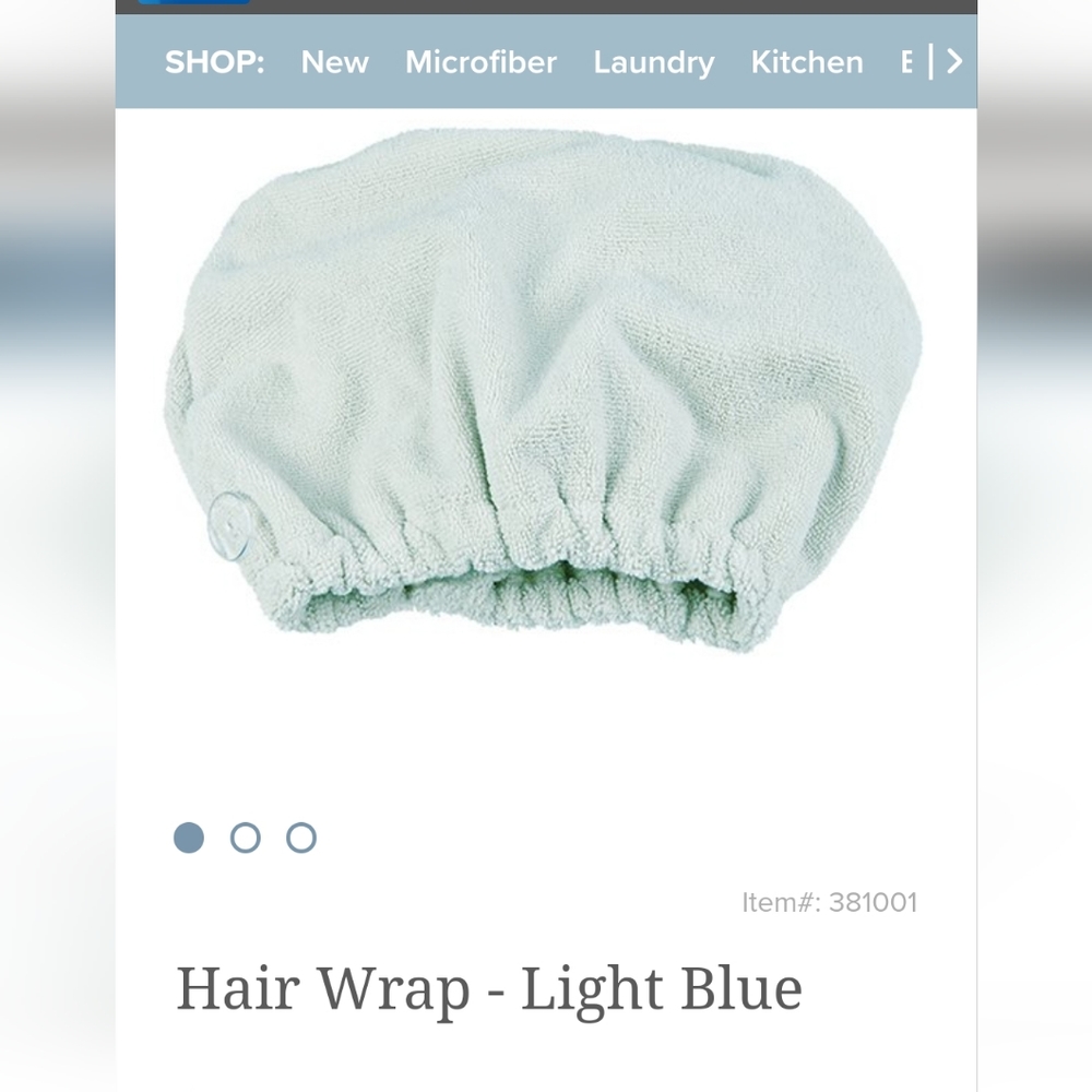 Norwex Hair Wrap (Light Blue)